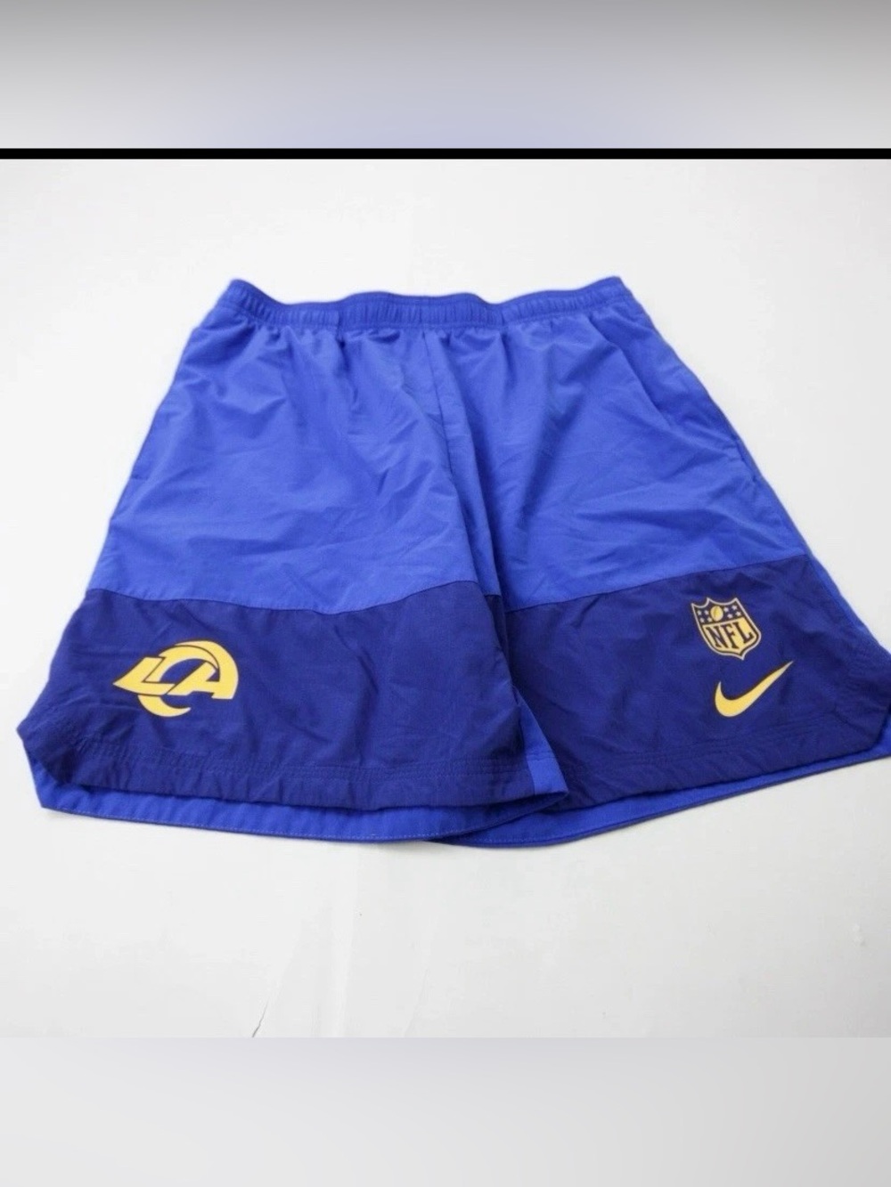 LA Rams Nike NFL On Field Dri-Fit Practice Shorts Size XXLARGE/Xlarge And Medium